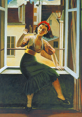 Balthasar Balthus, The Window Fine Art Reproduction Oil Painting