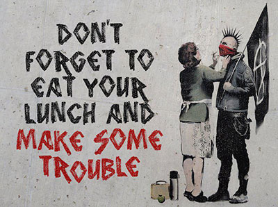  Banksy, Don't Forget Your Scarf Fine Art Reproduction Oil Painting