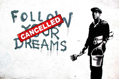  Banksy, Follow Your Dreams Fine Art Reproduction Oil Painting