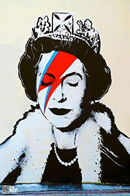  Banksy, Queen as Ziggy Stardust Fine Art Reproduction Oil Painting