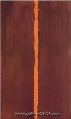Barnett Newman, Whos Afraid of Red Yellow and Blue II Fine Art Reproduction Oil Painting