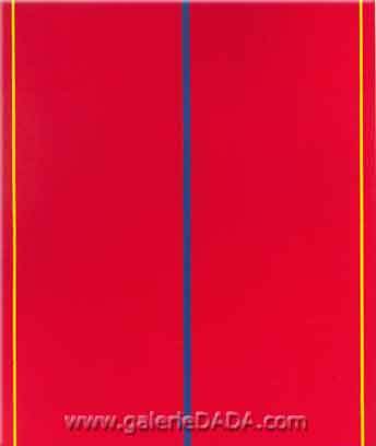 Barnett Newman, Whos Afraid of Red Yellow and Blue II Fine Art Reproduction Oil Painting