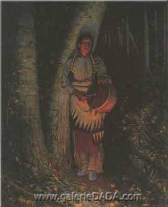 Bert Geer Phillips, Campfire Song Fine Art Reproduction Oil Painting