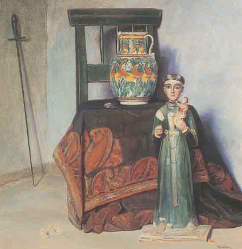 Bert Geer Phillips, New Mexico Bulto Fine Art Reproduction Oil Painting