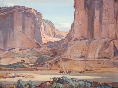 Carl Oscar Borg, Canyon de Chelly, Arizona  Fine Art Reproduction Oil Painting