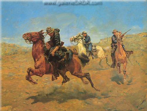 Charles Schreyvogel, My Bunkie Fine Art Reproduction Oil Painting