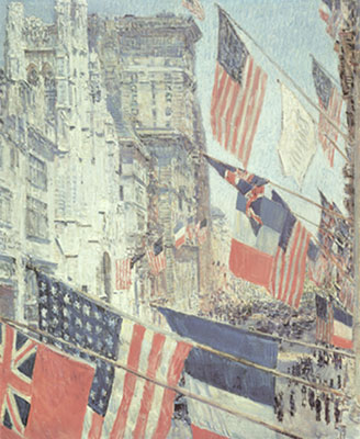 Childe Hassam, Allies Day Fine Art Reproduction Oil Painting