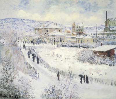 View of Argenteuil, Snow