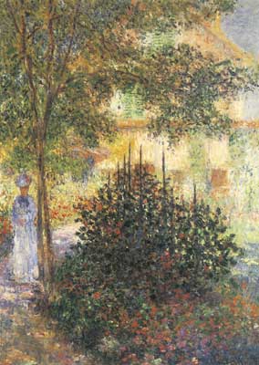 Camille in the Garden of the House at Argenteuil