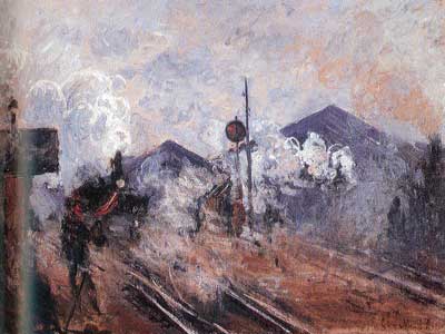 The Railway at the Exit of Sant-Lazare Station