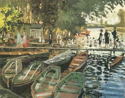 Claude Monet, The Beach at Sainte-Adresse Fine Art Reproduction Oil Painting