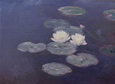 Claude Monet, Water Lilies, Evening Effect Fine Art Reproduction Oil Painting