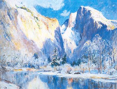 Colin Campbell Cooper, Half Dome, Yosemite Fine Art Reproduction Oil Painting