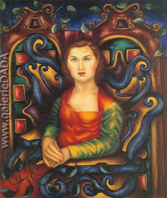 Cundo Bermudez, Portrait of Lydia Fine Art Reproduction Oil Painting