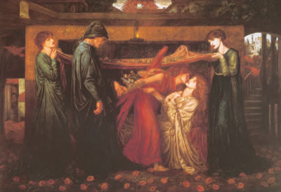 Dante Gabriel Rossetti, La Bella Mano Fine Art Reproduction Oil Painting