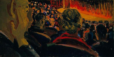 David  Park, Wheeler Hall  Fine Art Reproduction Oil Painting