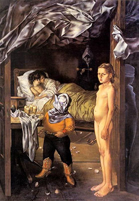 Dorothea Tanning, The Guest Room Fine Art Reproduction Oil Painting