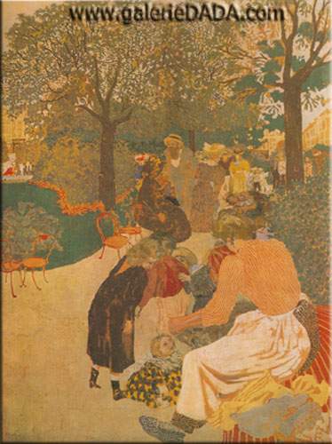 Edouard Vuillard, The Park Fine Art Reproduction Oil Painting