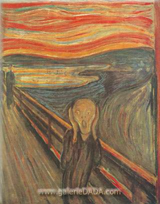 The Scream - Edvard Edvard, Fine Art Reproduction Oil Painting