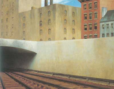 Edward Hopper, Approaching a City Fine Art Reproduction Oil Painting