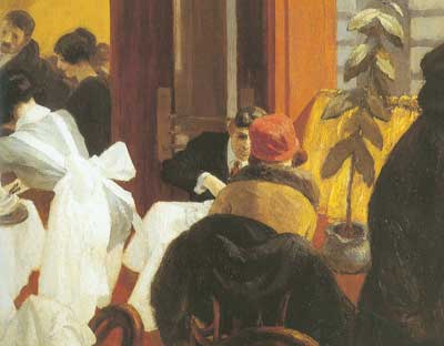 Edward Hopper, New York Restaurant Fine Art Reproduction Oil Painting