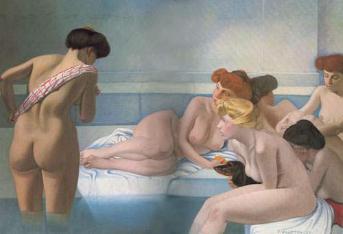 Felix Vallotton, The Turkish Bath Fine Art Reproduction Oil Painting