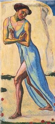 Ferdinand Hodler, Woman Walking Fine Art Reproduction Oil Painting
