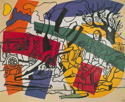 Fernand Leger, The Country Outing Fine Art Reproduction Oil Painting