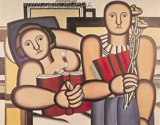 Fernand Leger, The Readers Fine Art Reproduction Oil Painting