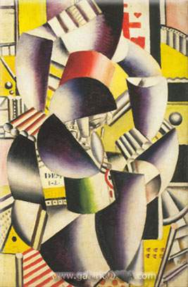 Fernand Leger, The Two Acrobats Fine Art Reproduction Oil Painting