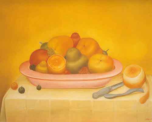 Fernando Botero, Frutas Fine Art Reproduction Oil Painting