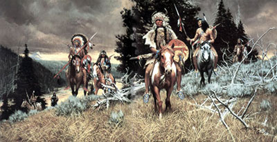 Frank MacCarthy, Children of the Raven Fine Art Reproduction Oil Painting