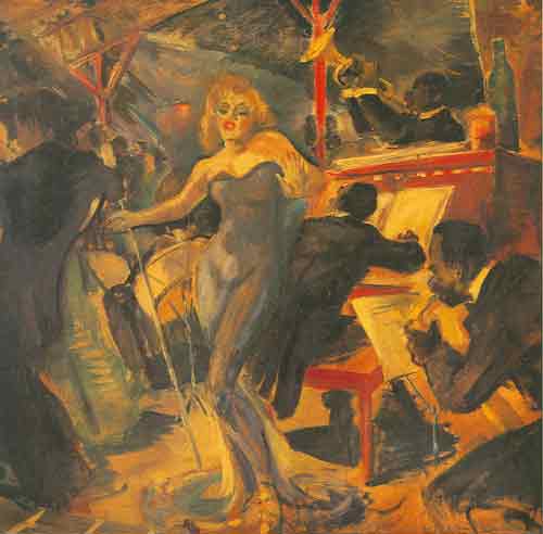 Franz Kline, Hot Jazz Fine Art Reproduction Oil Painting