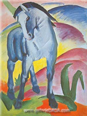 Franz Marc, Blue Horse I Fine Art Reproduction Oil Painting
