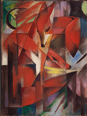 Franz Marc, The Fox Fine Art Reproduction Oil Painting