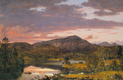 Lake Scene in Mount Desert Island