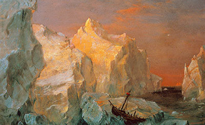 Frederic Edwin Church, Lake Scene in Mount Desert Island Fine Art Reproduction Oil Painting