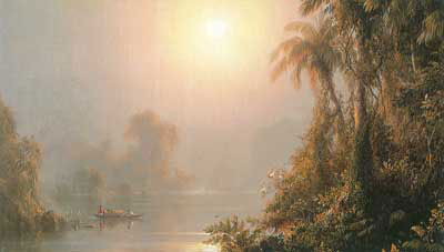 Frederic Edwin Church, Morning in the Tropics Fine Art Reproduction Oil Painting