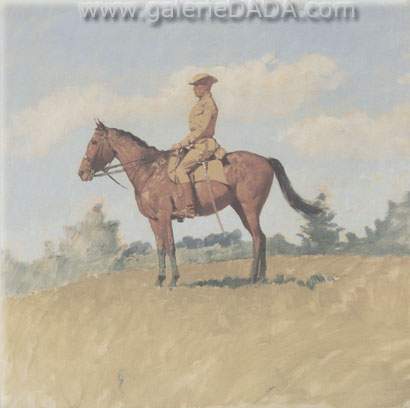 General Leonard Wood on Horseback