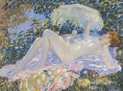 Frederick Frieseke, Venus in the Sunlight Fine Art Reproduction Oil Painting