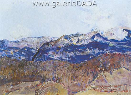 Frederick Williams, Snowy Mountains Fine Art Reproduction Oil Painting