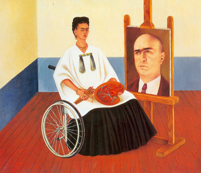 Frida Kahlo, Self-Portrait with Bonito Fine Art Reproduction Oil Painting