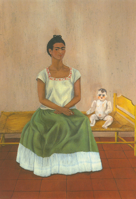 Frida Kahlo, Me and my Doll Fine Art Reproduction Oil Painting