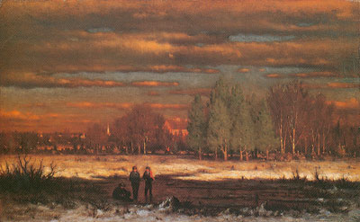 Winter Evening, Medfield