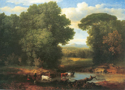 George Innes, A Bit of the Roman Aqueduct Fine Art Reproduction Oil Painting