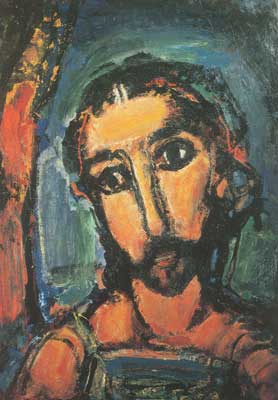 Georges Rouault, Head of Christ Fine Art Reproduction Oil Painting
