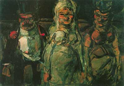 Georges Rouault, Pitch Ball Puppets Fine Art Reproduction Oil Painting