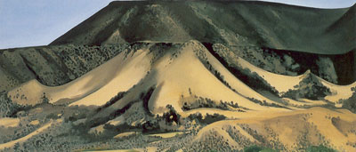 Georgia OKeeffe, Abiquiu Sand Hills and Mesa Fine Art Reproduction Oil Painting