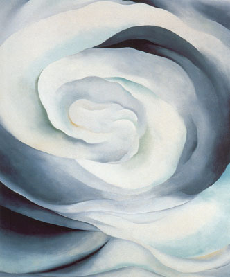 Georgia OKeeffe, Abstraction White Rose Fine Art Reproduction Oil Painting