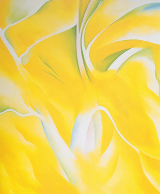 Georgia OKeeffe, Last Yellow White Birch Fine Art Reproduction Oil Painting